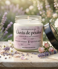Vela aromática de soja Lluvia de pétalos